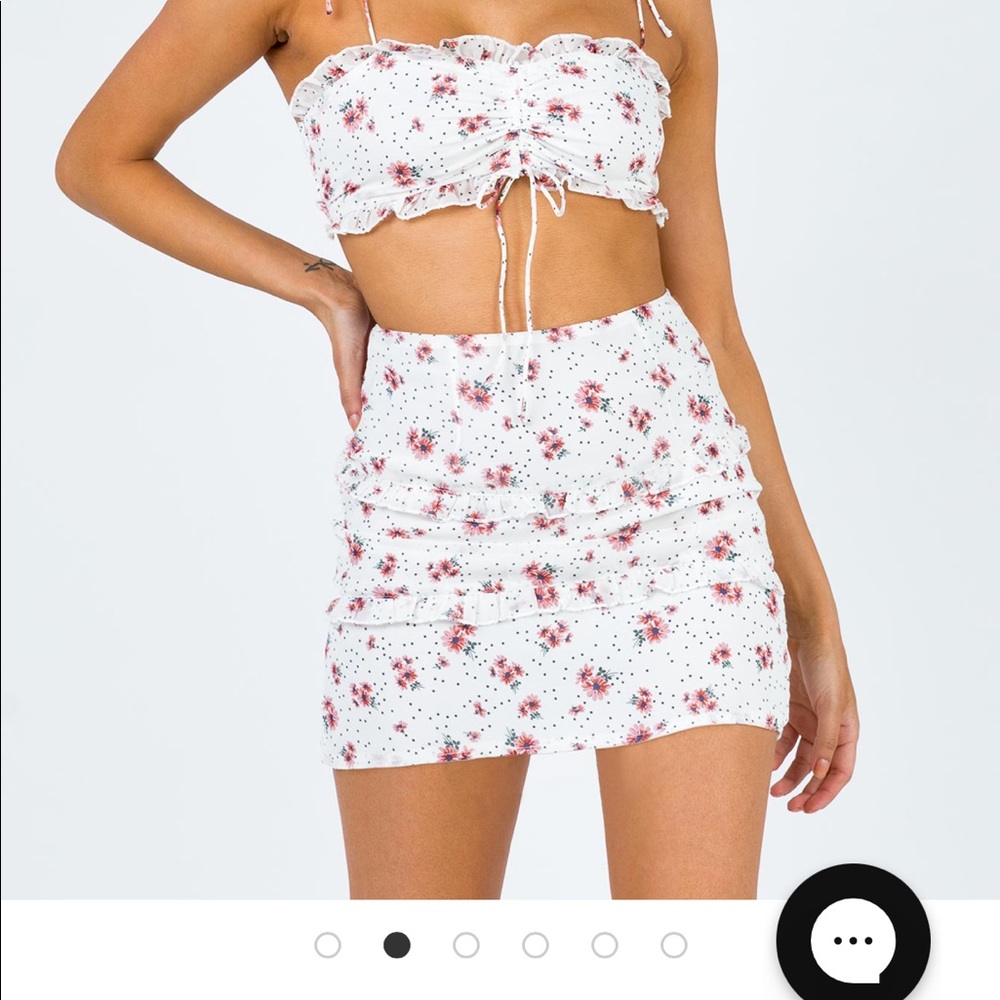 NWT Princess Polly Adelita Set Off White